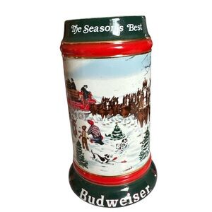 1991 Budweiser seasons best beer Stein